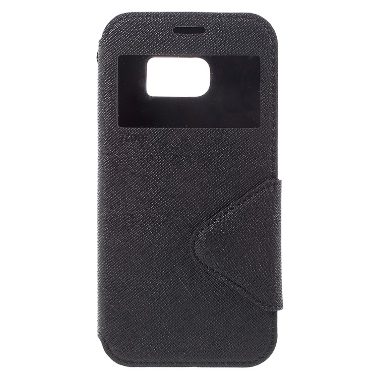 ROAR KOREA Diary Window View Leather Stand Case for Samsung Galaxy S7 - Black-3