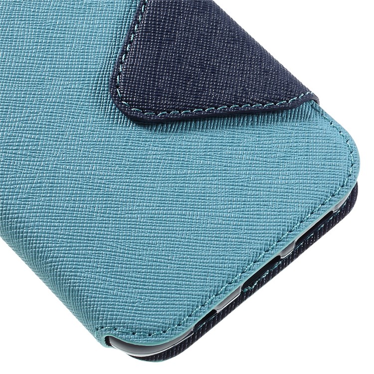 ROAR Diary Window View Leather Stand Case for Samsung Galaxy S7 - Baby Blue-8