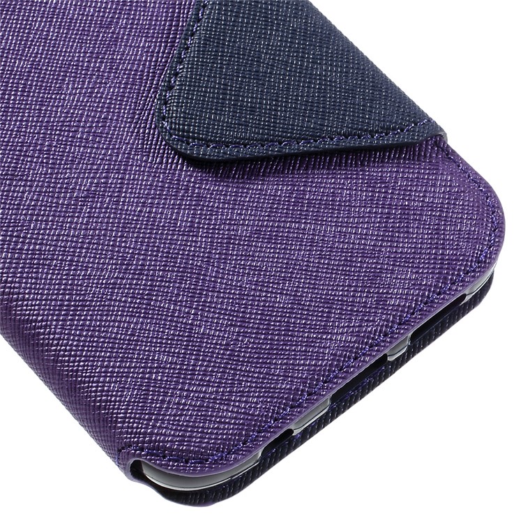 ROAR Diary Window View Leather Stand Case for Samsung Galaxy S7 - Purple-8