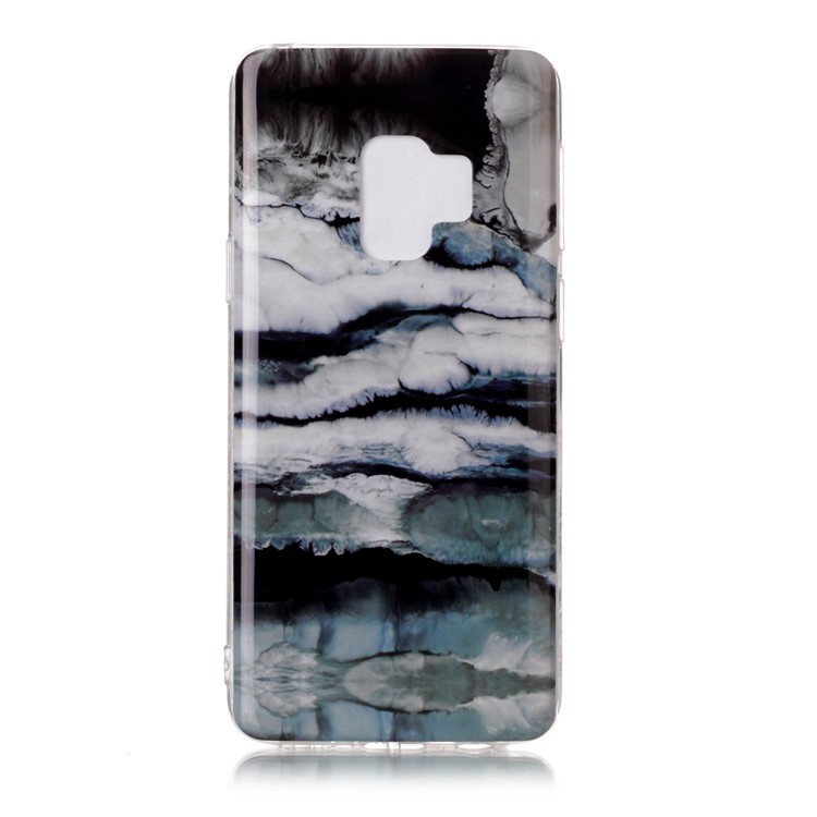IMD Patterned TPU Mobile Cover for Samsung Galaxy S9 SM-G960 - Marble Pattern-1