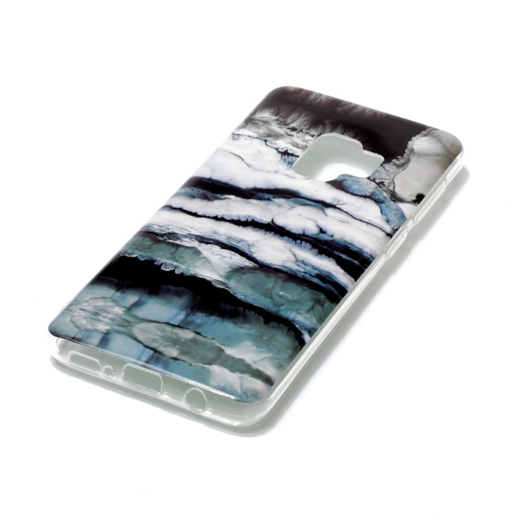 IMD Patterned TPU Mobile Cover for Samsung Galaxy S9 SM-G960 - Marble Pattern-2