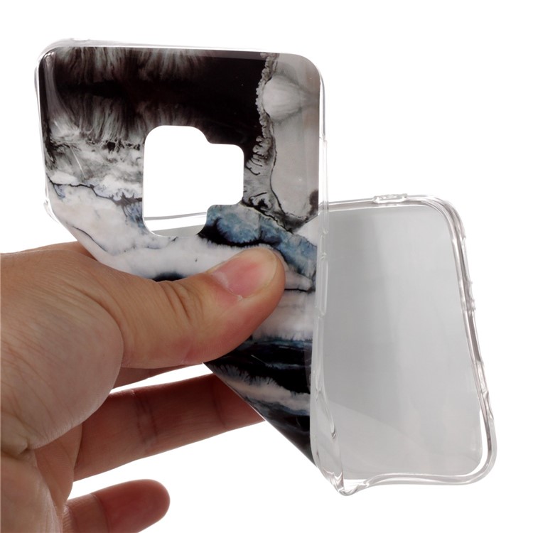 IMD Patterned TPU Mobile Cover for Samsung Galaxy S9 SM-G960 - Marble Pattern-4
