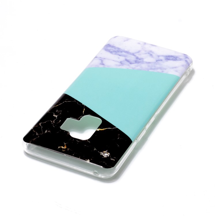IMD Patterned TPU Gel Phone Cover for Samsung Galaxy S9 SM-G960 - Splicing Marble Pattern-3