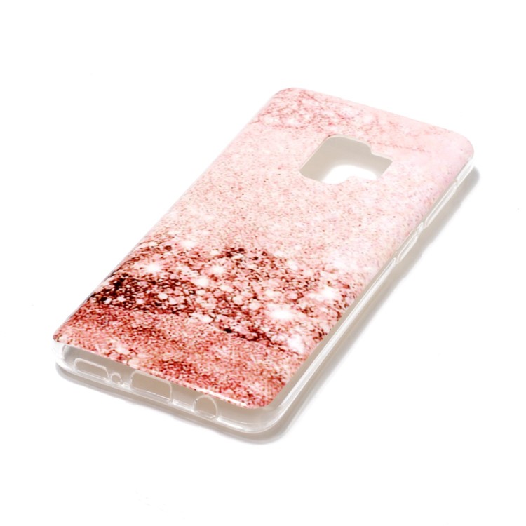 IMD Patterned TPU Mobile Back Case for Samsung Galaxy S9 SM-G960 - Pink Pattern-2