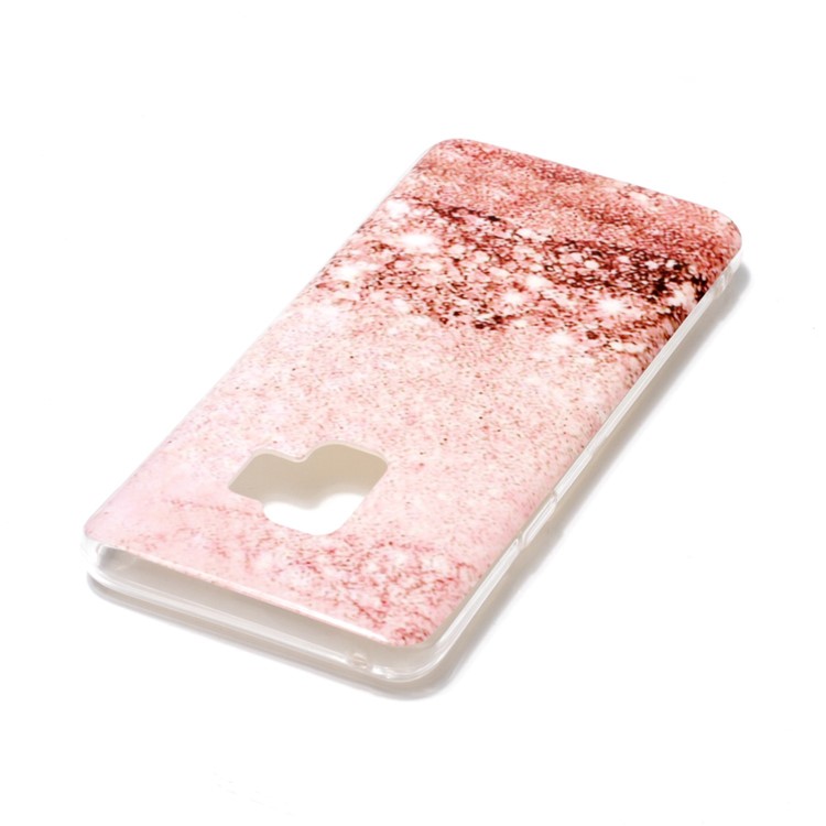 IMD Patterned TPU Mobile Back Case for Samsung Galaxy S9 SM-G960 - Pink Pattern-3