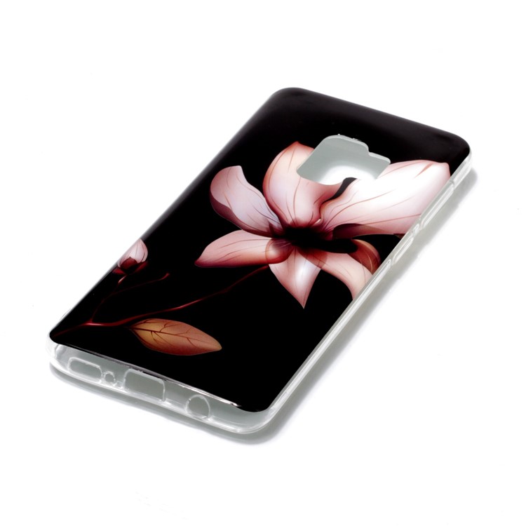 IMD Patterned TPU Mobile Phone Shell for Samsung Galaxy S9 SM-G960 - Blooming Flower-2