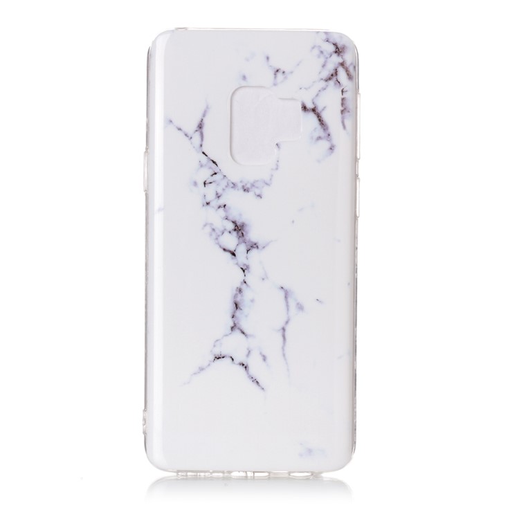 

IMD С Рисунком Для Мобильного Телефона TPU Для Samsung Galaxy S9 SM-G960 - Белый Мрамор, Galaxy S9