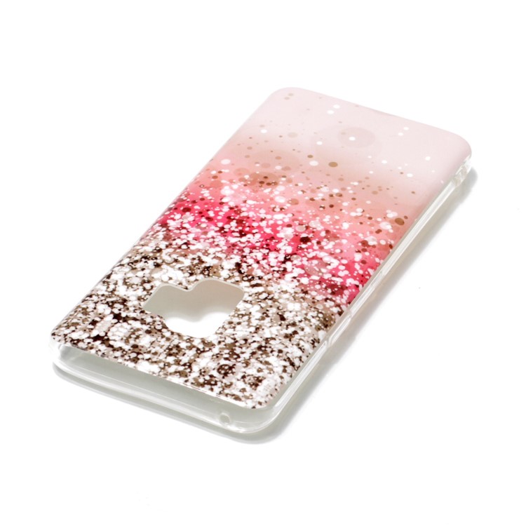 IMD Patterned TPU Phone Back Cover for Samsung Galaxy S9 SM-G960 - Glitter Pattern-3