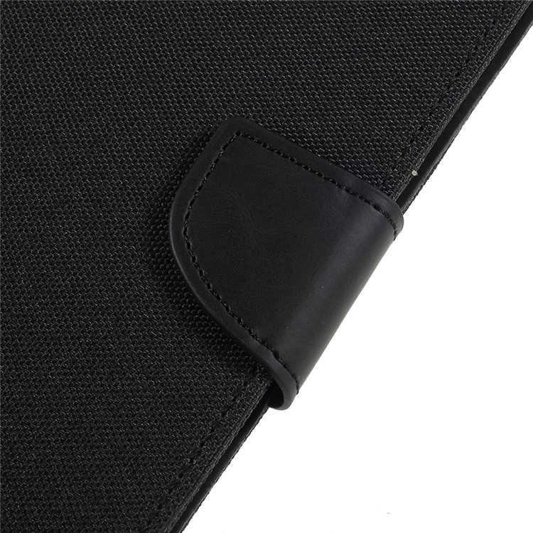 MERCURY GOOSPERY Canvas Diary Leather Wallet Case for Samsung Galaxy S8 Plus SM-G955 - Black-10