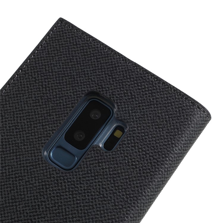 MERCURY GOOSPERY Milano Diary Leather Wallet Stand Case for Samsung Galaxy S9+ G965 - Black-8