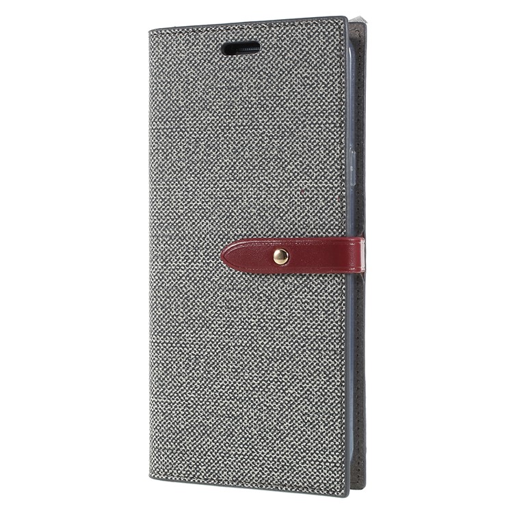 MERCURY GOOSPERY Milano Diary Leather Wallet Stand Cover for Samsung Galaxy S9+ G965 - Grey-2