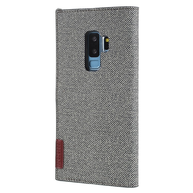 MERCURY GOOSPERY Milano Diary Leather Wallet Stand Cover for Samsung Galaxy S9+ G965 - Grey-3