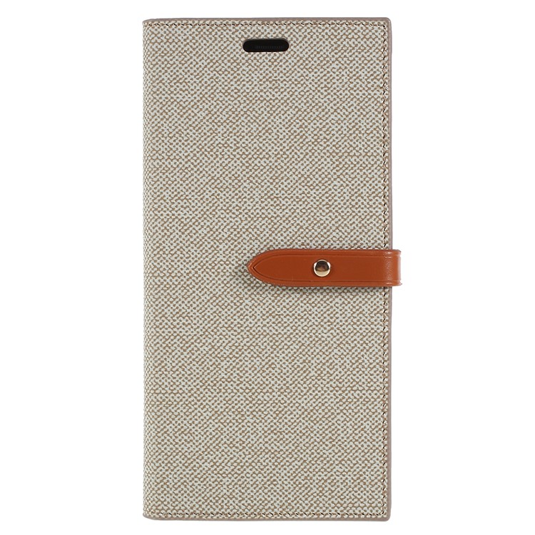 MERCURY GOOSPERY Milano Diary Leather Wallet Phone Case for Samsung Galaxy S9+ G965 - Khaki-1