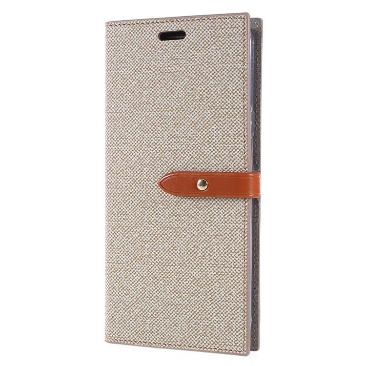 MERCURY GOOSPERY Milano Diary Leather Wallet Phone Case for Samsung Galaxy S9+ G965 - Khaki-2