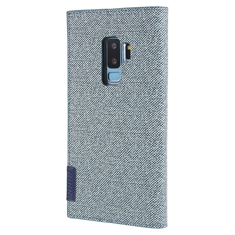 MERCURY GOOSPERY Milano Diary Leather Wallet Mobile Case for Samsung Galaxy S9+ G965 - Blue-3
