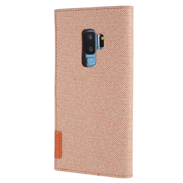 MERCURY GOOSPERY Milano Diary Leather Wallet Mobile Cover for Samsung Galaxy S9+ G965 - Orange-3