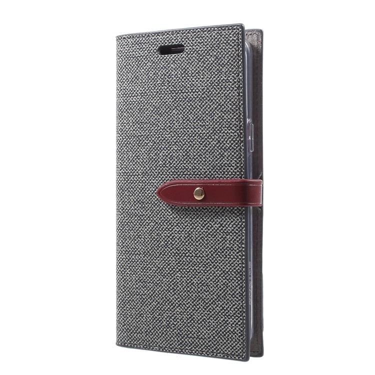 MERCURY GOOSPERY Milano Diary Leather Cover Wallet for Samsung Galaxy S9 SM-G960 - Grey-2