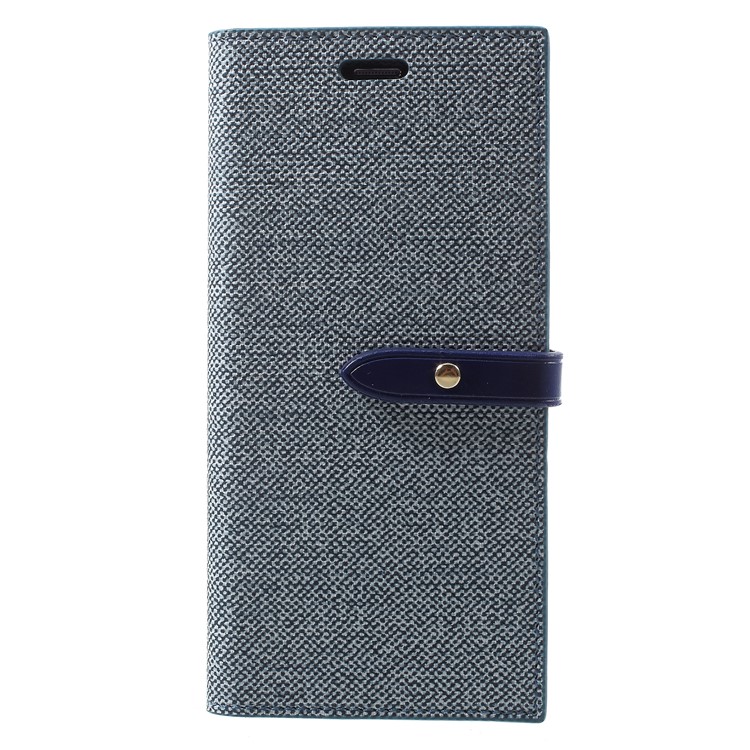 MERCURY GOOSPERY Milano Diary Leather Cell Phone Case Wallet for Samsung Galaxy S9 SM-G960 - Blue-1