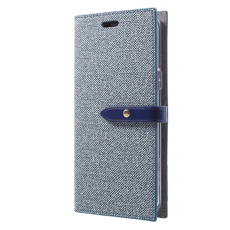 MERCURY GOOSPERY Milano Diary Leather Cell Phone Case Wallet for Samsung Galaxy S9 SM-G960 - Blue-2