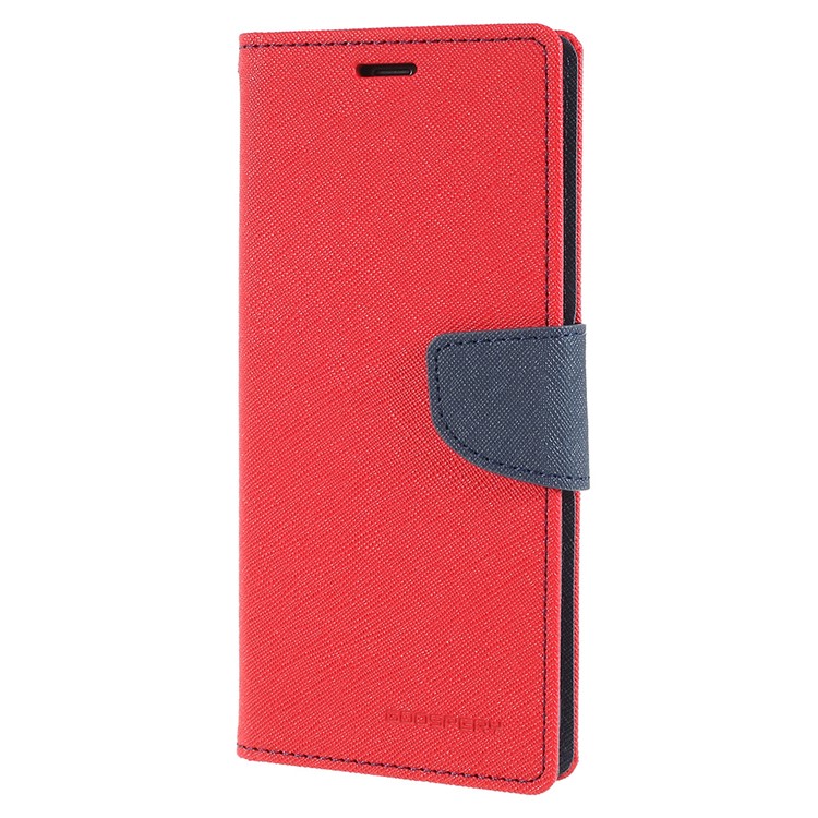 MERCURY GOOSPERY Fancy Flip Leather Wallet Phone Shell for Samsung Galaxy S8 Plus SM-G955 - Red-2
