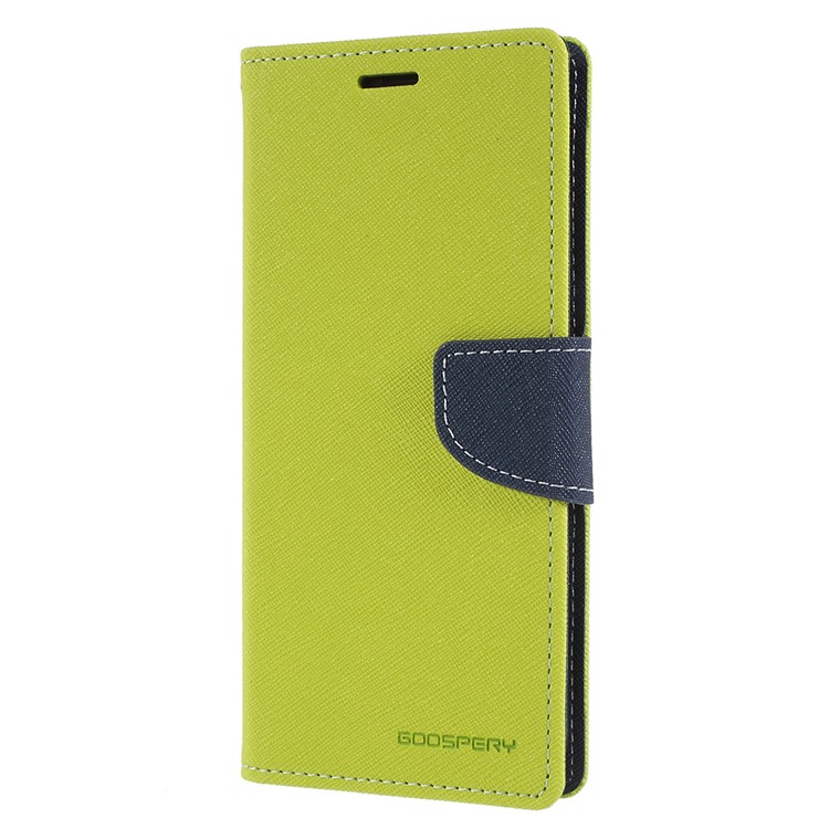 MERCURY GOOSPERY Fancy Flip Leather Wallet Protective Casing for Samsung Galaxy S8+ SM-G955 - Green-2