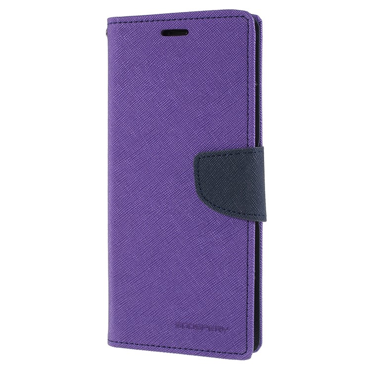 MERCURY GOOSPERY Fancy Flip Leather Wallet Protective Mobile Casing for Samsung Galaxy S8+ SM-G955 - Purple-2