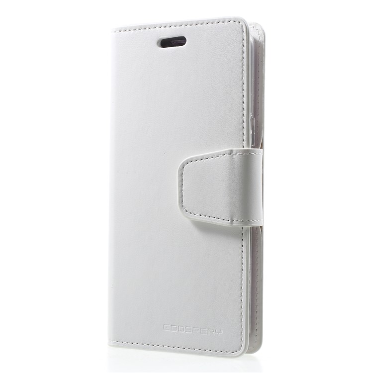 MERCURY GOOSPERY Sonata Diary Leather Wallet Stand Case for Samsung Galaxy S9 SM-G960 - White-3