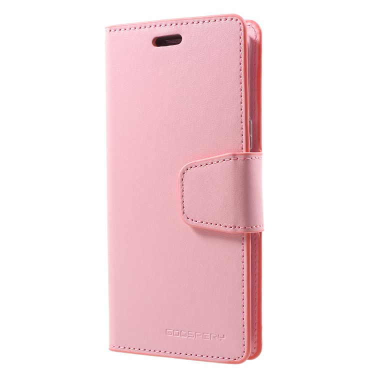 MERCURY GOOSPERY Sonata Diary Leather Wallet Stand Mobile Phone Cover for Samsung Galaxy S9 SM-G960 - Pink-3