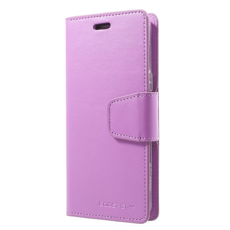 MERCURY GOOSPERY Sonata Diary Leather Wallet Stand Protective Case for Samsung Galaxy S9 SM-G960 - Purple-3