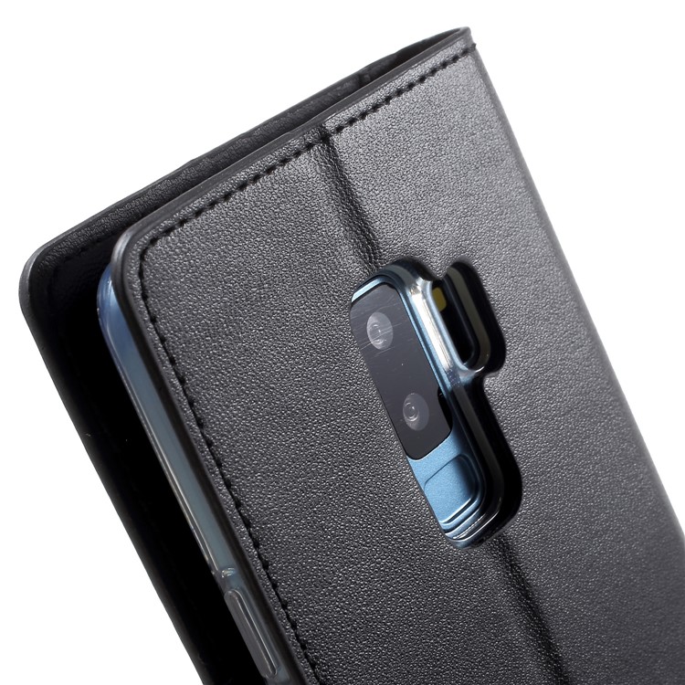 MERCURY GOOSPERY Sonata Diary Leather Wallet Stand Cover for Samsung Galaxy S9 Plus SM-G965 - Black-8