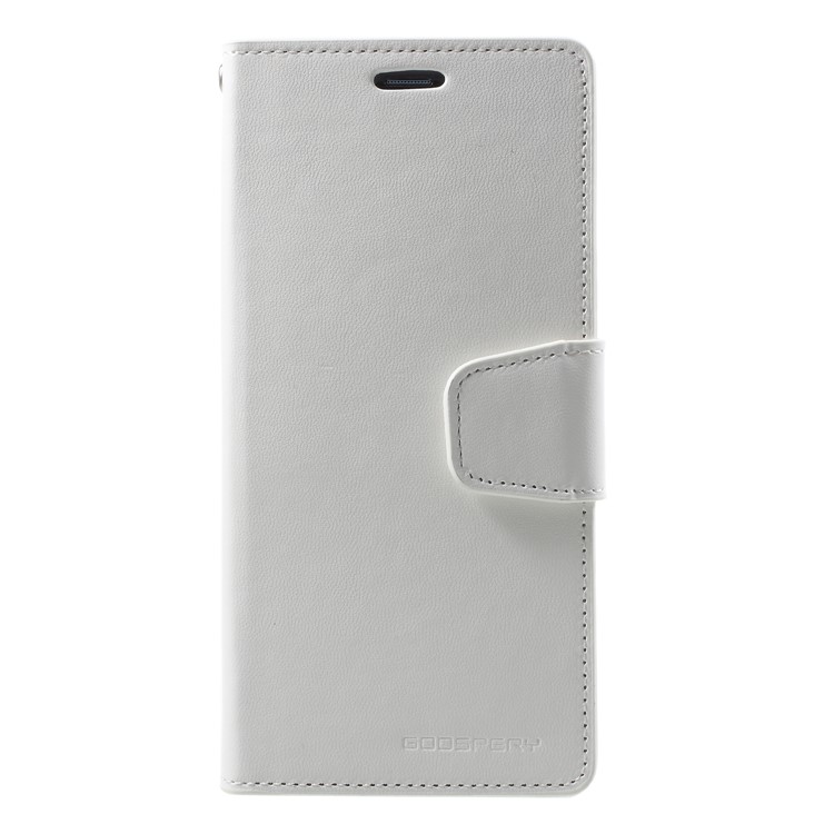 MERCURY GOOSPERY Sonata Diary Leather Wallet Stand Case for Samsung Galaxy S9 Plus SM-G965 - White-1