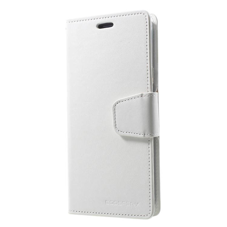 MERCURY GOOSPERY Sonata Diary Leather Wallet Stand Case for Samsung Galaxy S9 Plus SM-G965 - White-3