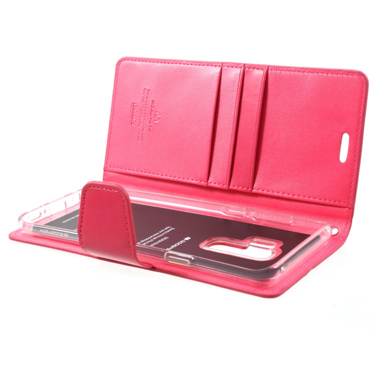 MERCURY GOOSPERY Sonata Diary Leather Wallet Stand Casing for Samsung Galaxy S9 Plus SM-G965 - Rose-6