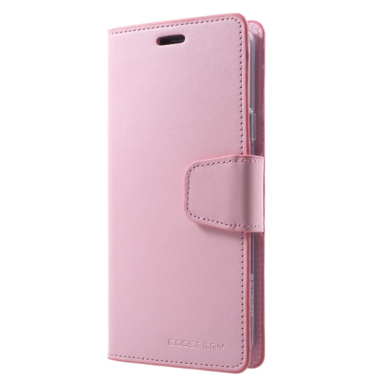 MERCURY GOOSPERY Sonata Diary Leather Wallet Stand Mobile Phone Cover for Samsung Galaxy S9+ SM-G965 - Pink-3