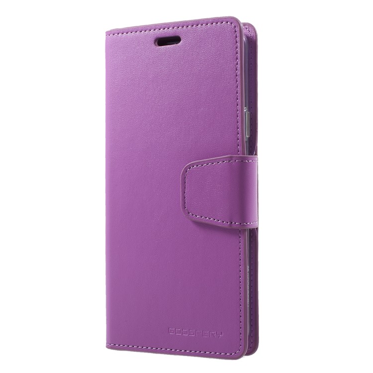 MERCURY GOOSPERY Sonata Diary Leather Magnetic Wallet Stand Cover for Samsung Galaxy S9+ SM-G965 - Purple-3