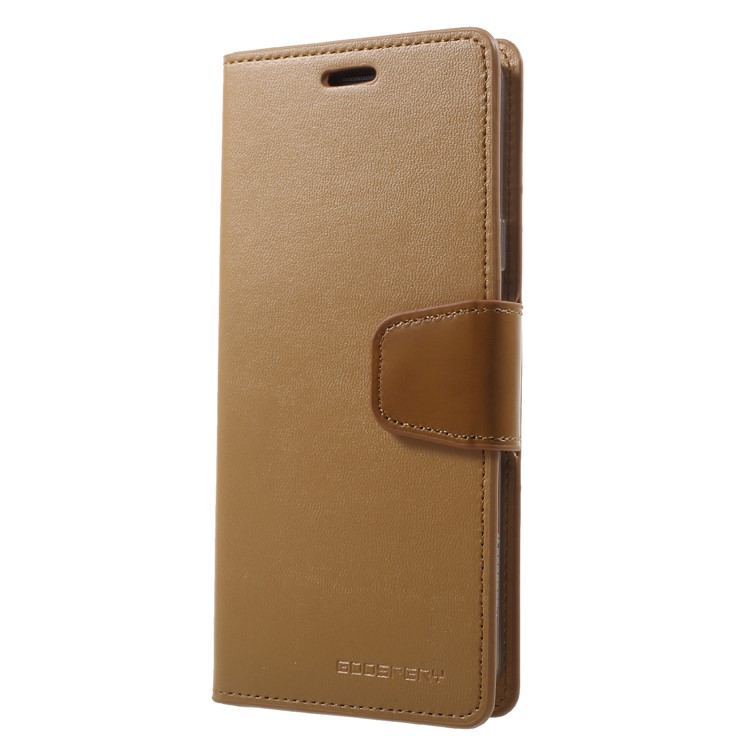 MERCURY GOOSPERY Sonata Diary Leather Magnetic Wallet Stand Case for Samsung Galaxy S9+ SM-G965 - Brown-3