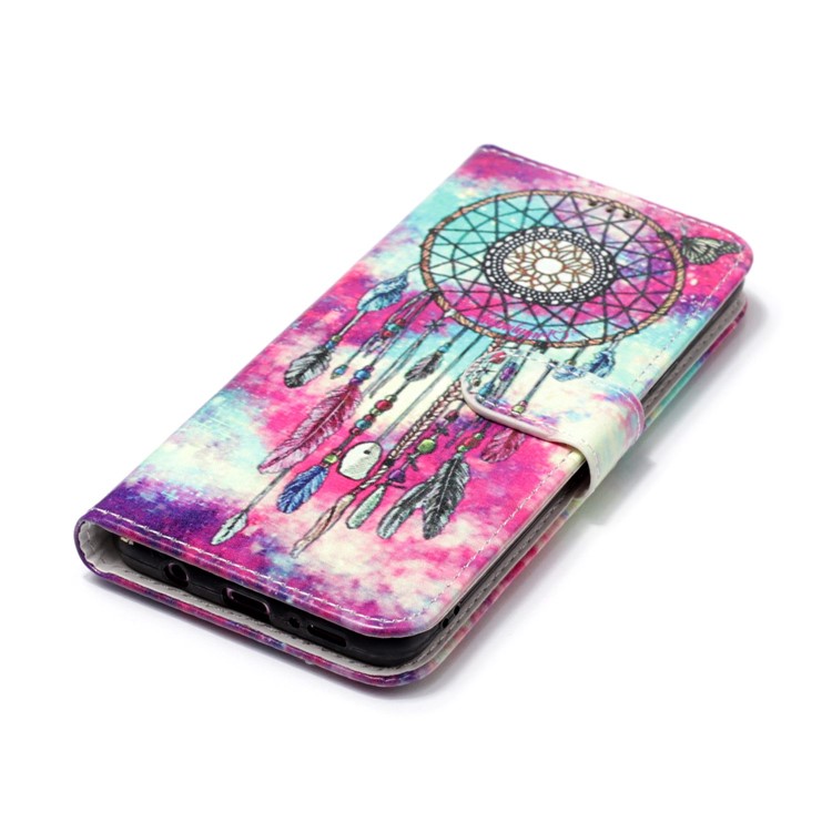 Pattern Printing Leather Stand Case with Card Slots for Samsung Galaxy S9+ SM-G965 - Dream Catcher-5