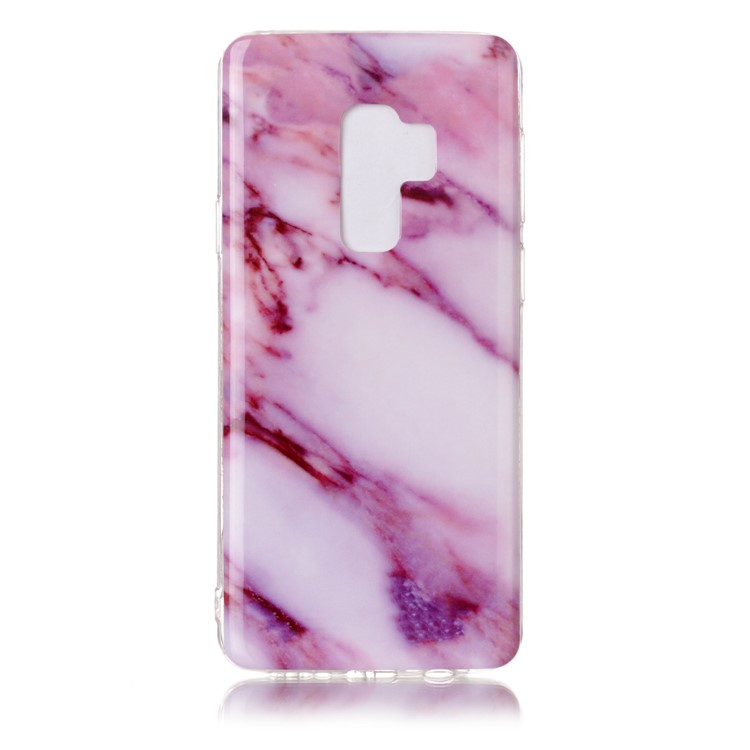 IMD Patterned TPU Soft Case for Samsung Galaxy S9 Plus G965 - Rose Marble-1
