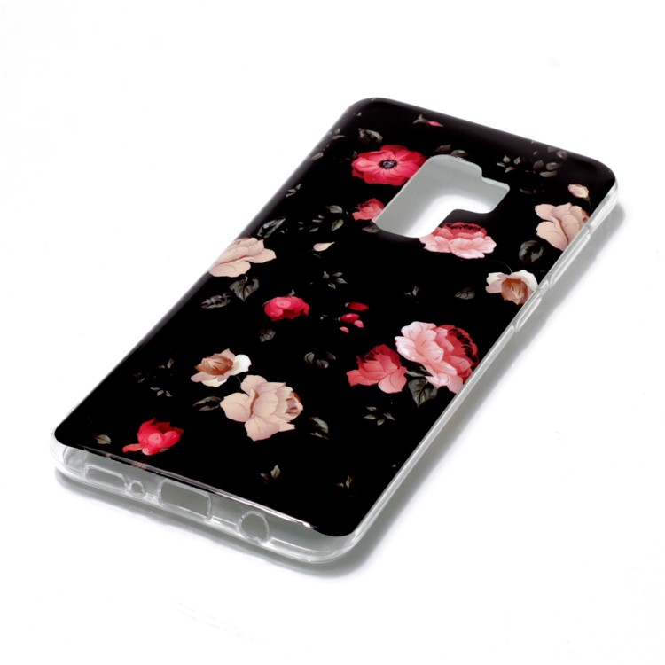IMD Patterned TPU Case Phone Accessory for Samsung Galaxy S9 Plus G965 - Pretty Peonies-2