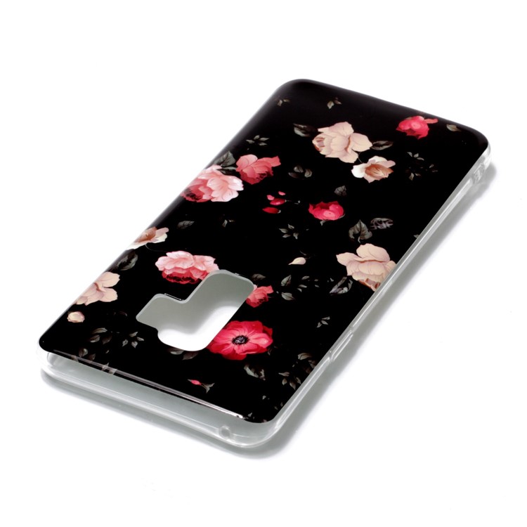IMD Patterned TPU Case Phone Accessory for Samsung Galaxy S9 Plus G965 - Pretty Peonies-3