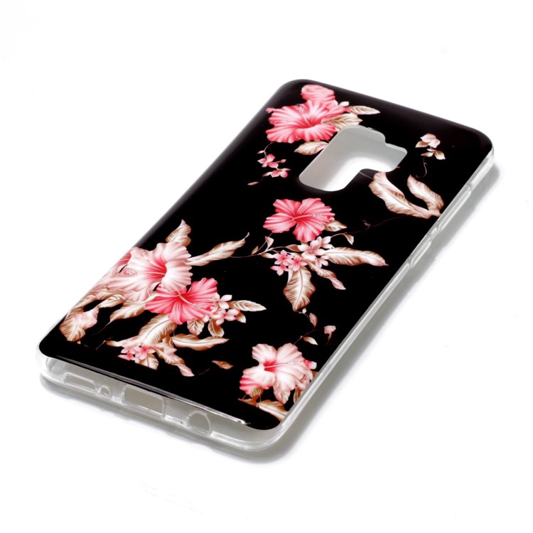 For Samsung Galaxy S9+ G965 IMD Patterned TPU Soft Cover - Beautiful Flowers-2