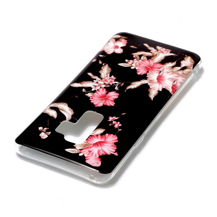 For Samsung Galaxy S9+ G965 IMD Patterned TPU Soft Cover - Beautiful Flowers-3