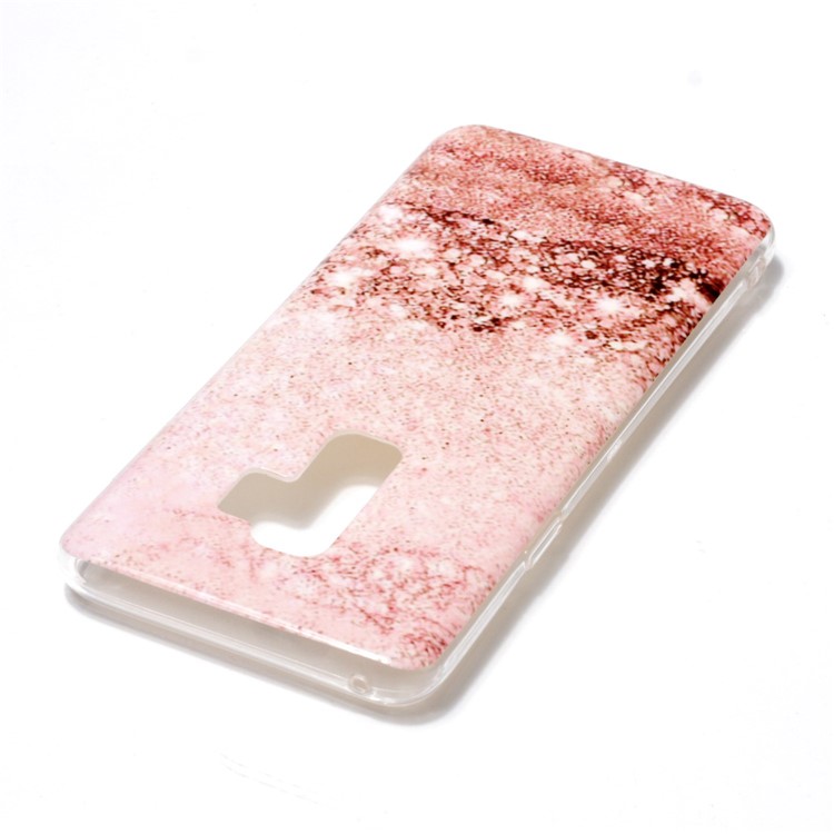 Pattern Printing IMD TPU Shell for Samsung Galaxy S9+ SM-G965 - Pink Glitter Pattern-3
