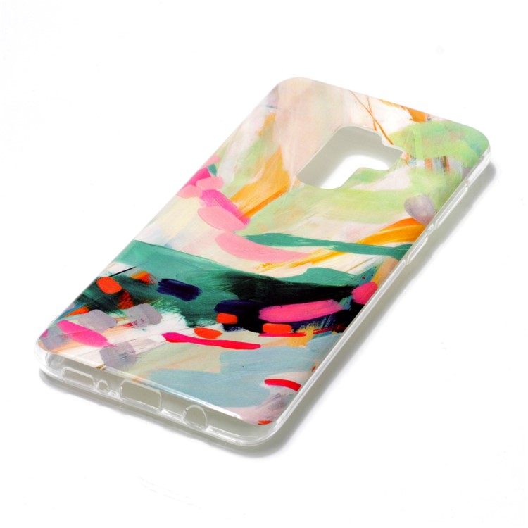 Pattern Printing IMD TPU Cover Case for Samsung Galaxy S9+ SM-G965 - Colorful Doodle-2