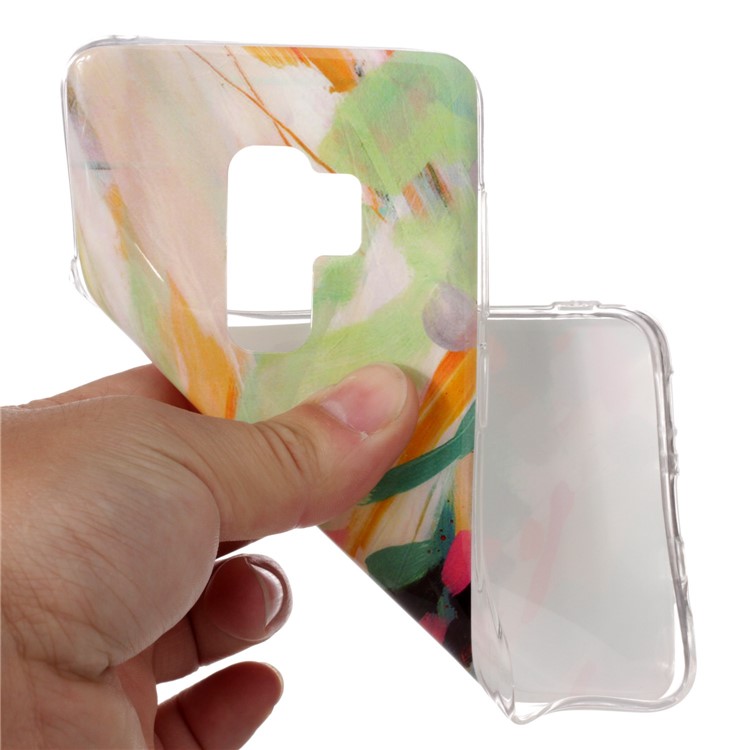 Pattern Printing IMD TPU Cover Case for Samsung Galaxy S9+ SM-G965 - Colorful Doodle-4