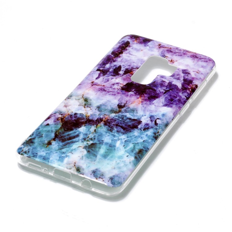 Pattern Printing IMD TPU Phone Cover Case for Samsung Galaxy S9+ SM-G965 - Colorized Marble Pattern-2