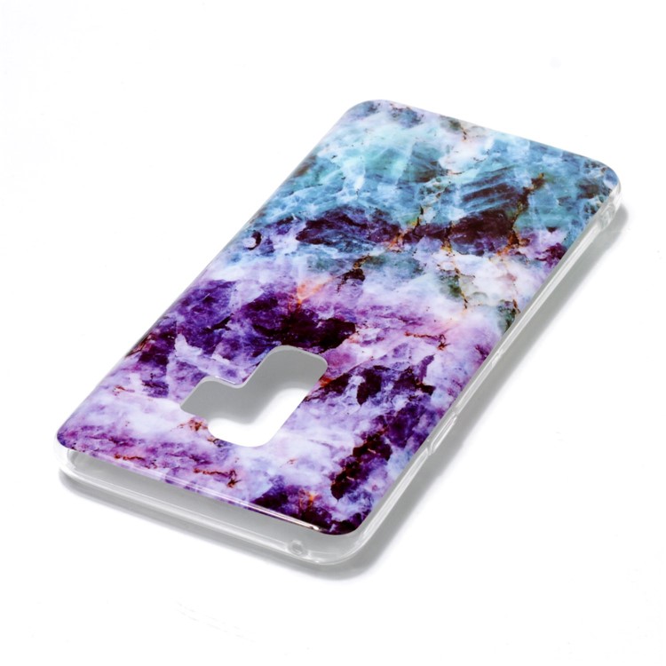 Pattern Printing IMD TPU Phone Cover Case for Samsung Galaxy S9+ SM-G965 - Colorized Marble Pattern-3