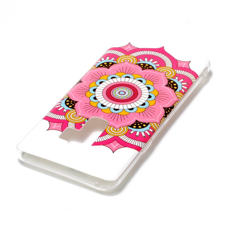 Pattern Printing IMD TPU Case Accessory for Samsung Galaxy S9+ SM-G965 - Colorized Flower-3