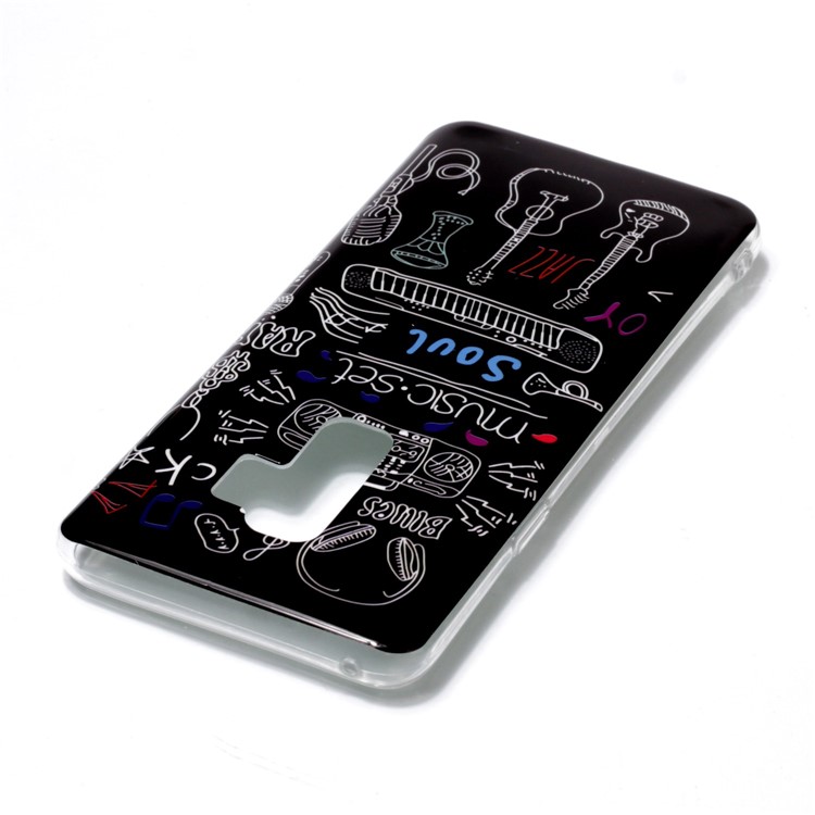 Pattern Printing IMD TPU Gel Cover for Samsung Galaxy S9+ SM-G965 - Musical Instruments-3