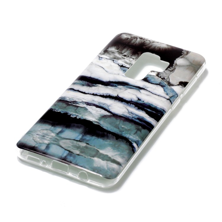 Pattern Printing IMD TPU Case Cover Shell for Samsung Galaxy S9+ SM-G965 - Marble Pattern-2